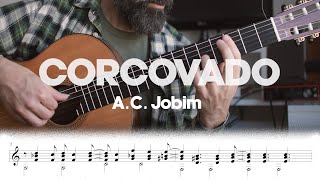 Corcovado | Jobim (Bossa Nova guitar chord melody)