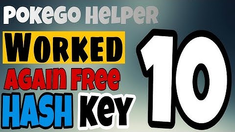Pokego Helper/ New Hash Api Key 10