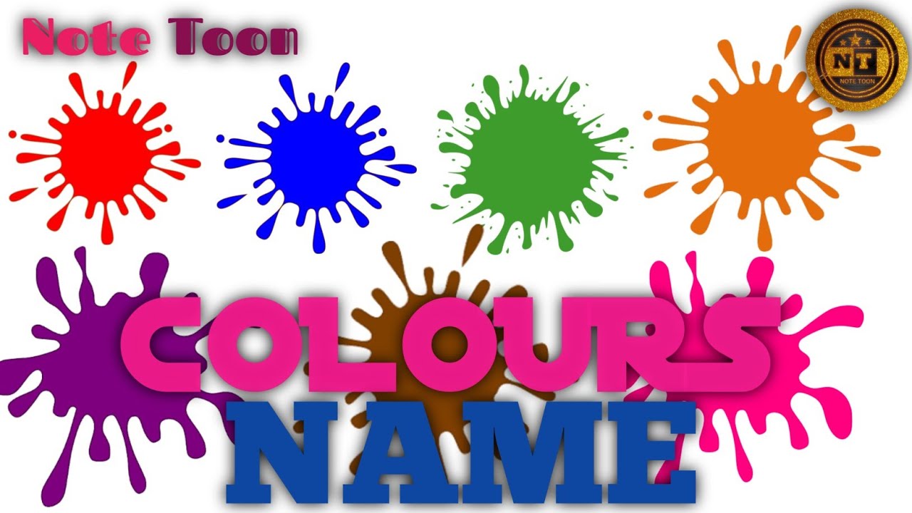 colours name । learn colours for kids । colours cartoons । रंगों के नाम ...