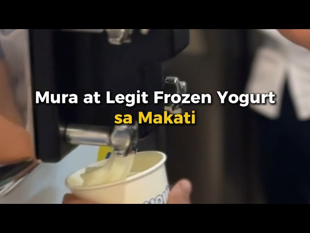 Hidden Gem in Makati: Yoju’s Fresh Fruit Frozen Yogurt for Only ₱75! 🍧🍓