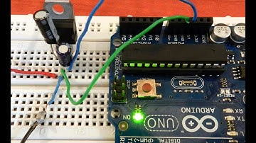 5v from 9v battery using 7805 Voltage regulator IC