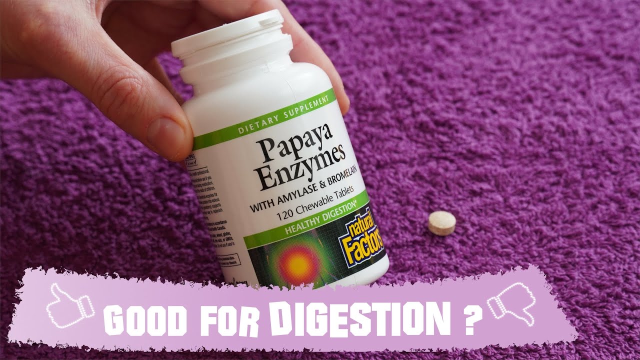 Review of Natural Factors Papaya Enzymes with Amylase & Bromelain 120