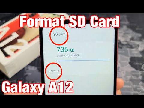 Galaxy A12: How to Format SD Card