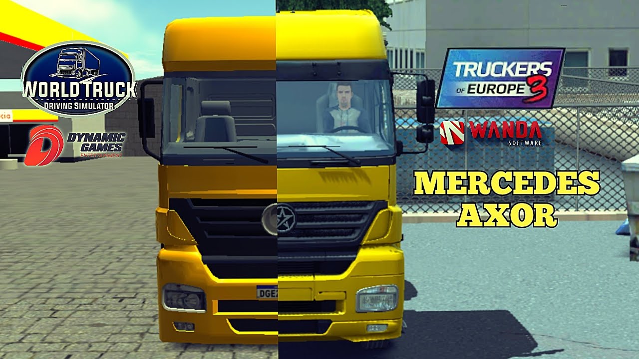 TRUCK SIMULATOR EUROPE 3 vs WORLD TRUCK DRIVING SIMULATOR