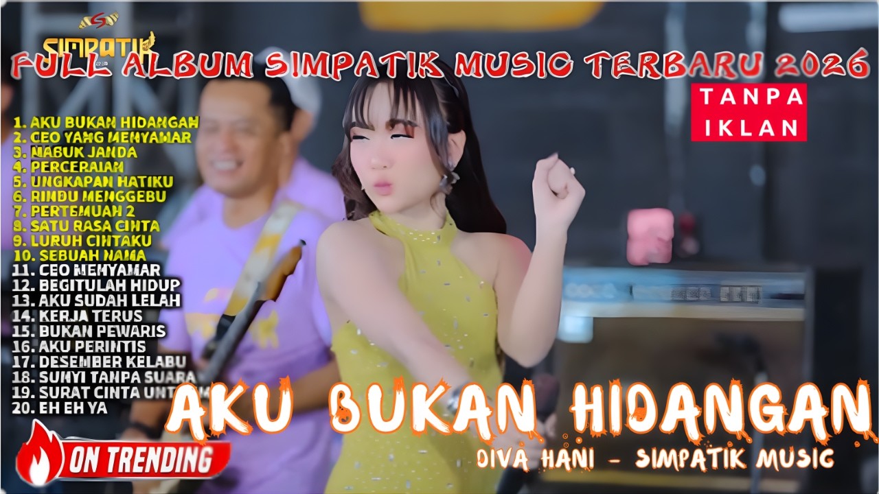 AKU BUKAN HIDANGAN - DIVA HANI - FULL ALBUM SIMPATIK MUSIC TERBARU 2026