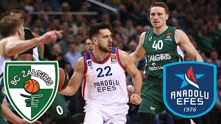 Zalgiris Kaunas - Anadolu Efes THY Avrupa Ligi'nin 12. Hafta Maçı Takımlardan Son Haberler