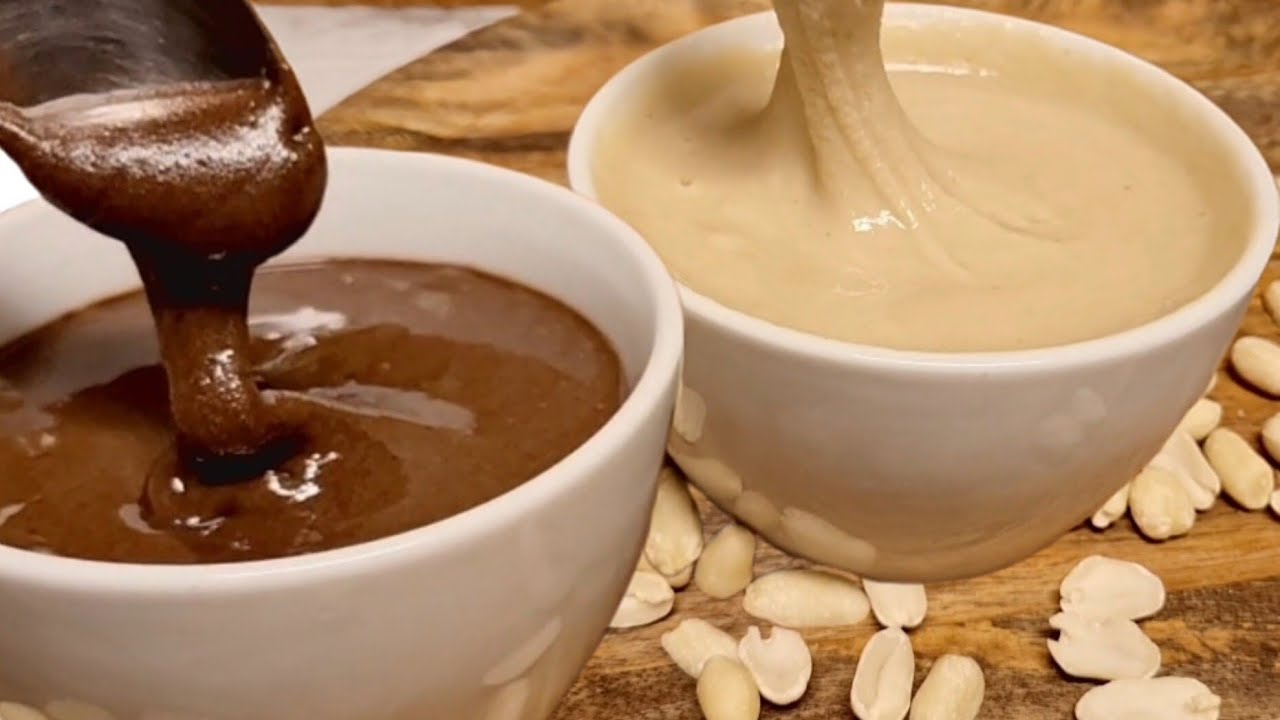 PURÉE CRUE DE CACAHUÈTE:Comment Je Réalise Ma Pâte D'arachide Crue Plus La Pâte À Tartiner Au Cacao