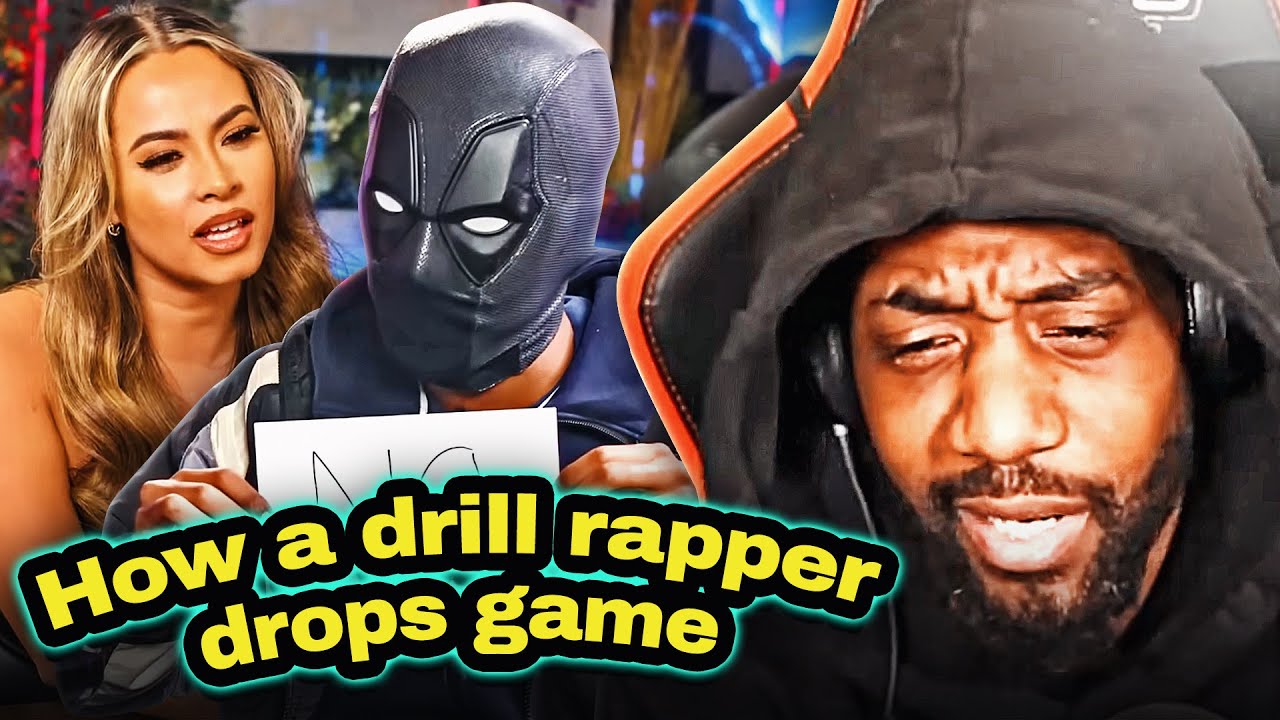 HOW A DRILL RAPPER DROPS GAME | Grilling with V9 | RANTS REACTS