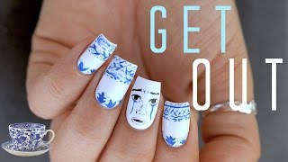 NOW YOU&#39;RE IN THE SUNKEN PLACE: Get Out Nail Art | Banicured