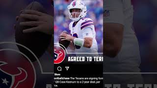QB - Case Keenum 2 Year Deal