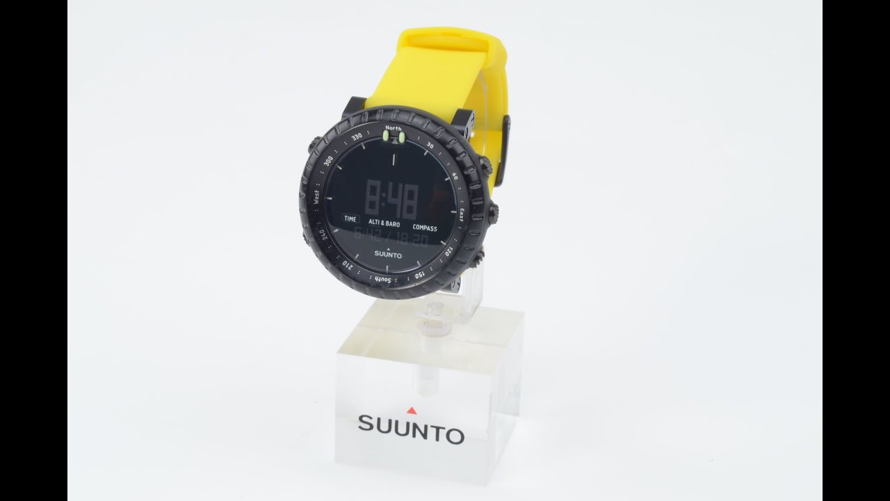 suunto core yellow crush