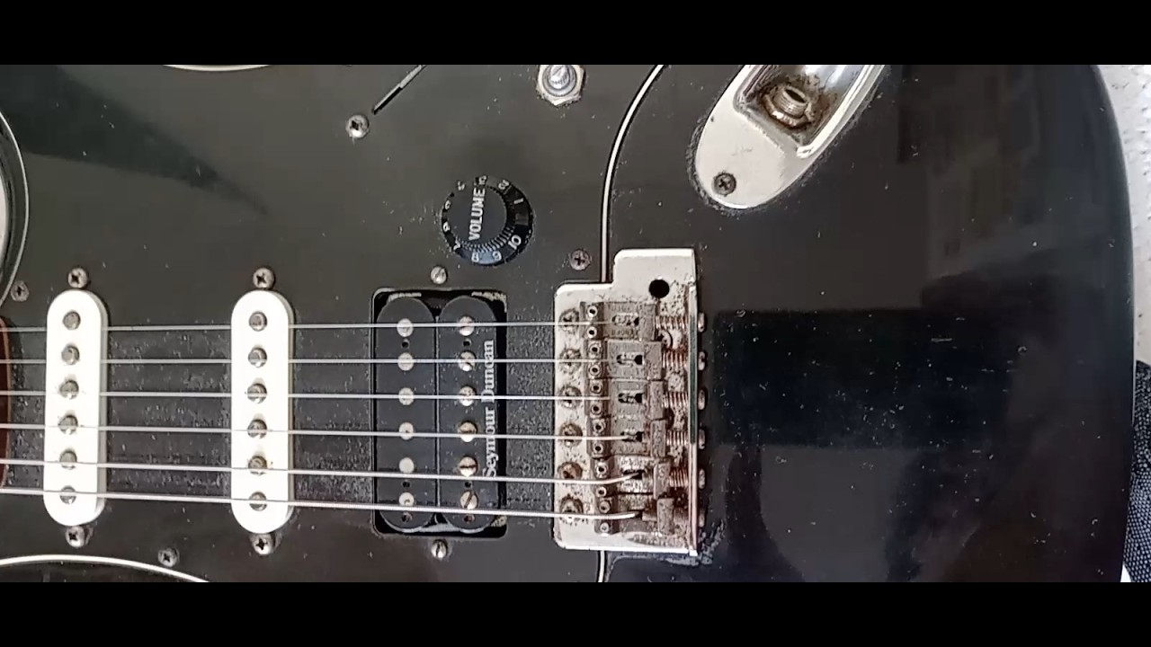 Restauré completa una Fender Stratocaster abandonada