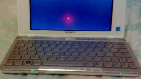 sony vaio p90 boot up time