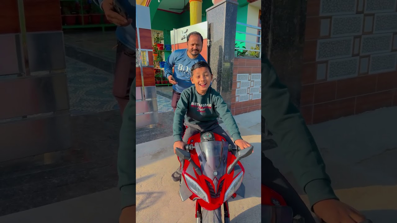 Mere papa cycle laye tring tring ❤️🥰 