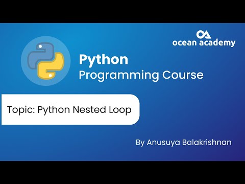 Python Nested loop in Tamil #ocean #tamil #python #ocean_academy #pythonloops #nestedloop
