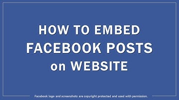 How to Embed Facebook Posts on Website