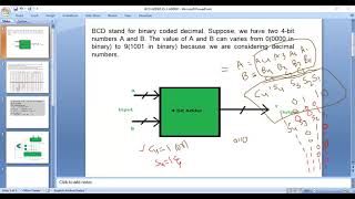 BCD ADDER,XS 3 ADDER