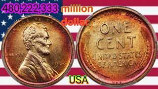 1909年 アメリカ合衆国 1ペニー(リンカーン) 1 Cent 1909 USA Coin Worth $480,222,333?! | Rare Lincoln Penny