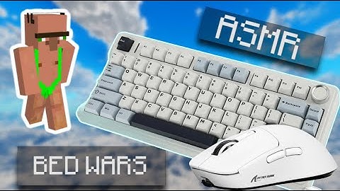 BedWars ASMR - Smooth PVP | Keyboard & Mouse Sounds (FIRST VIDEO)