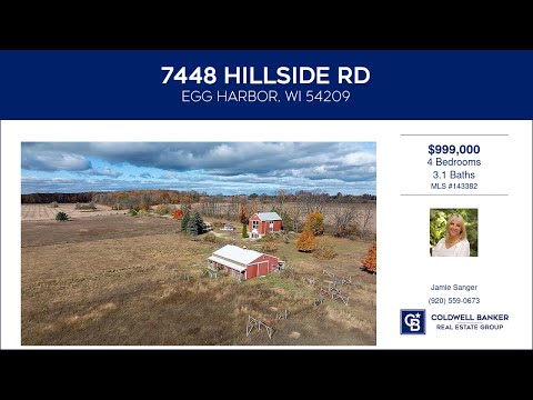 7448 Hillside Rd, Egg Harbor, WI home video tour