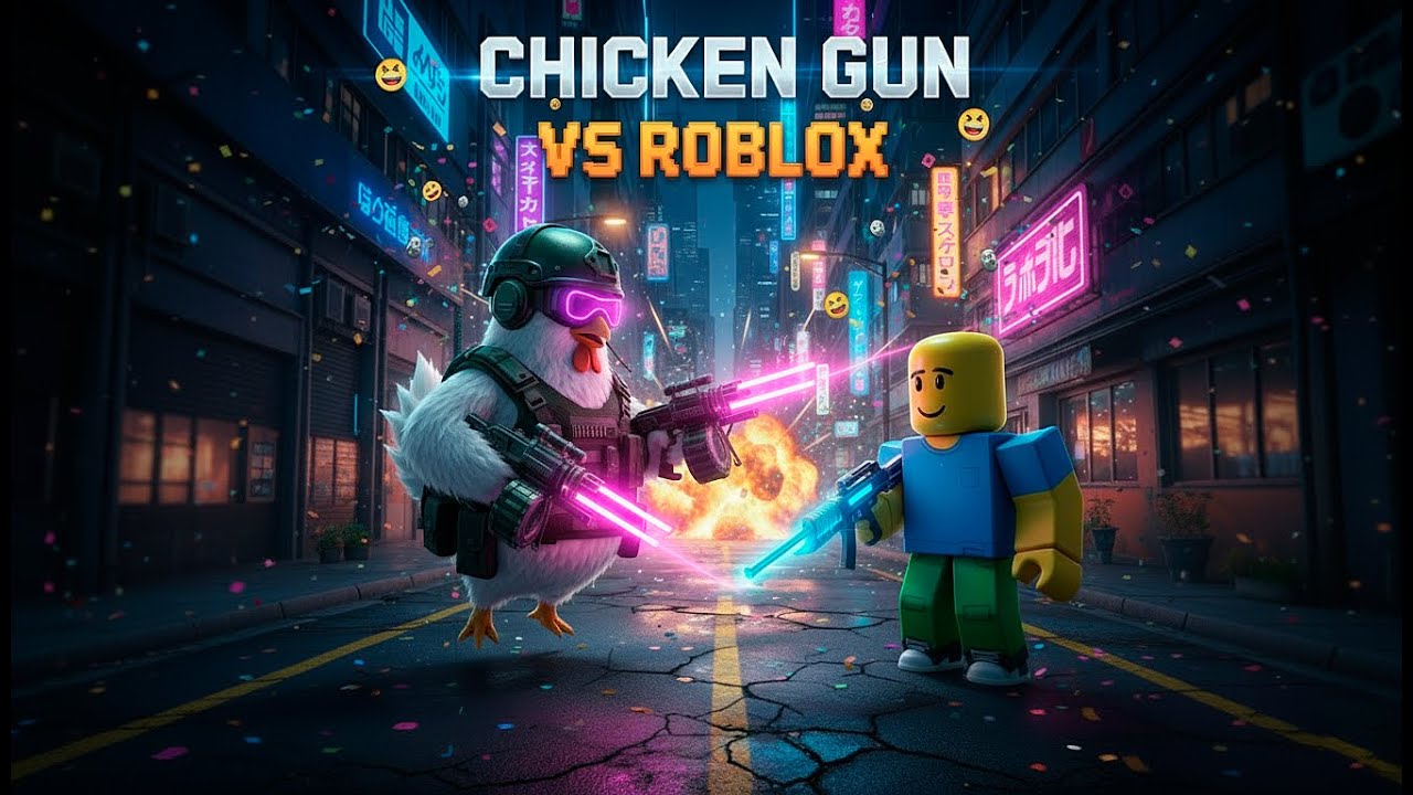 Chicken Gun Mems VS Roblox Song 2 Chickengun Roblox Memes Funny 