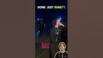 Donk trys to outrun the camera?! #donk #cs2 #csgo #s1mple #clutch #m0nesy