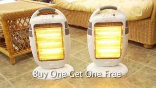 Oscillating Halogen Heater