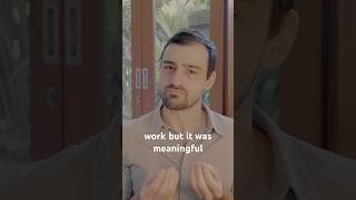 Meaningful Work vs Happiness