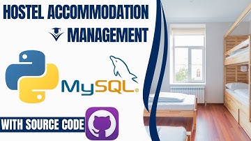 Python Projects: Tkinter GUI Hostel Accommodation Management System with Mysql | Hindi/Urdu