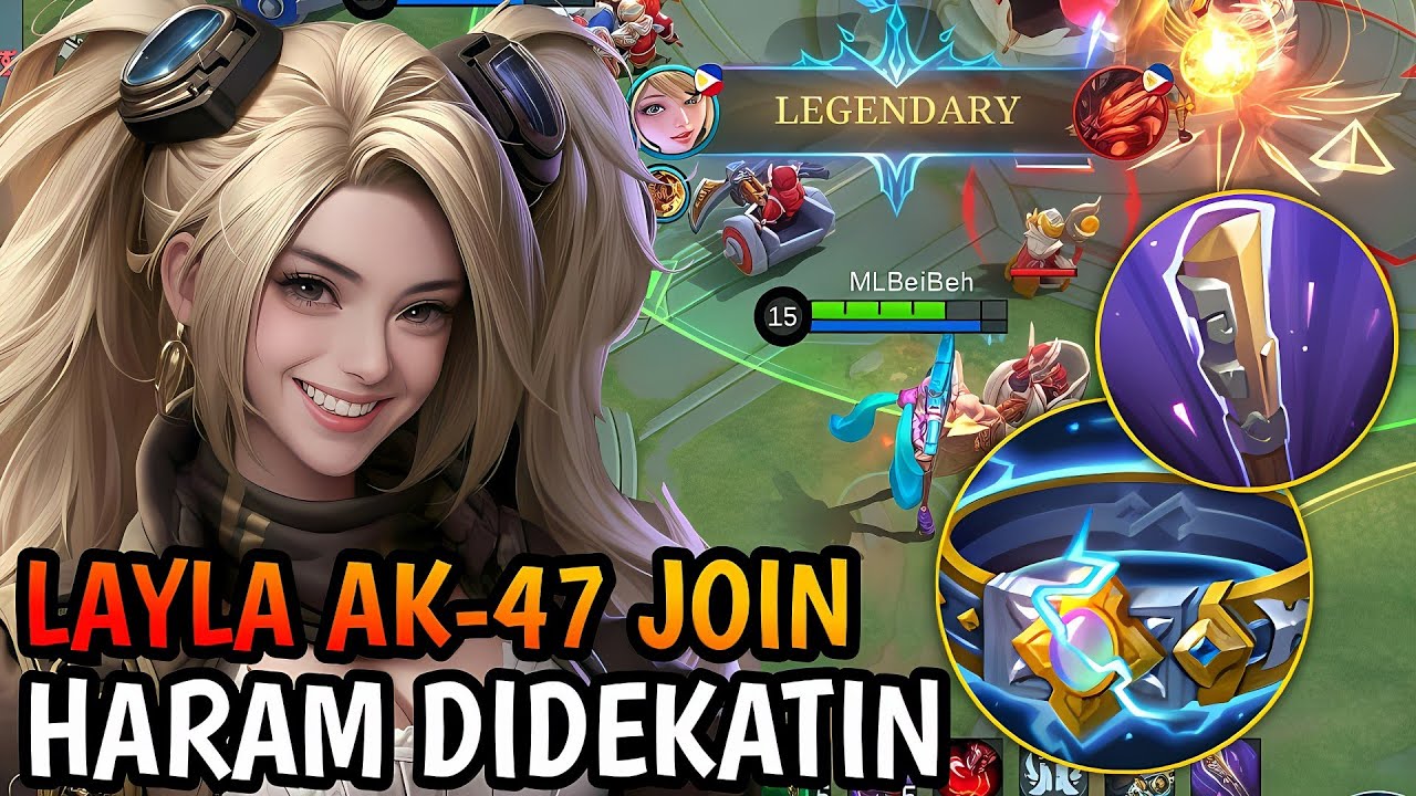 MELEDUK! INI DIA LAYLA BUILD KESELAMATAN DUNIA AKHIRAT MODE TRINITY| MLBB
