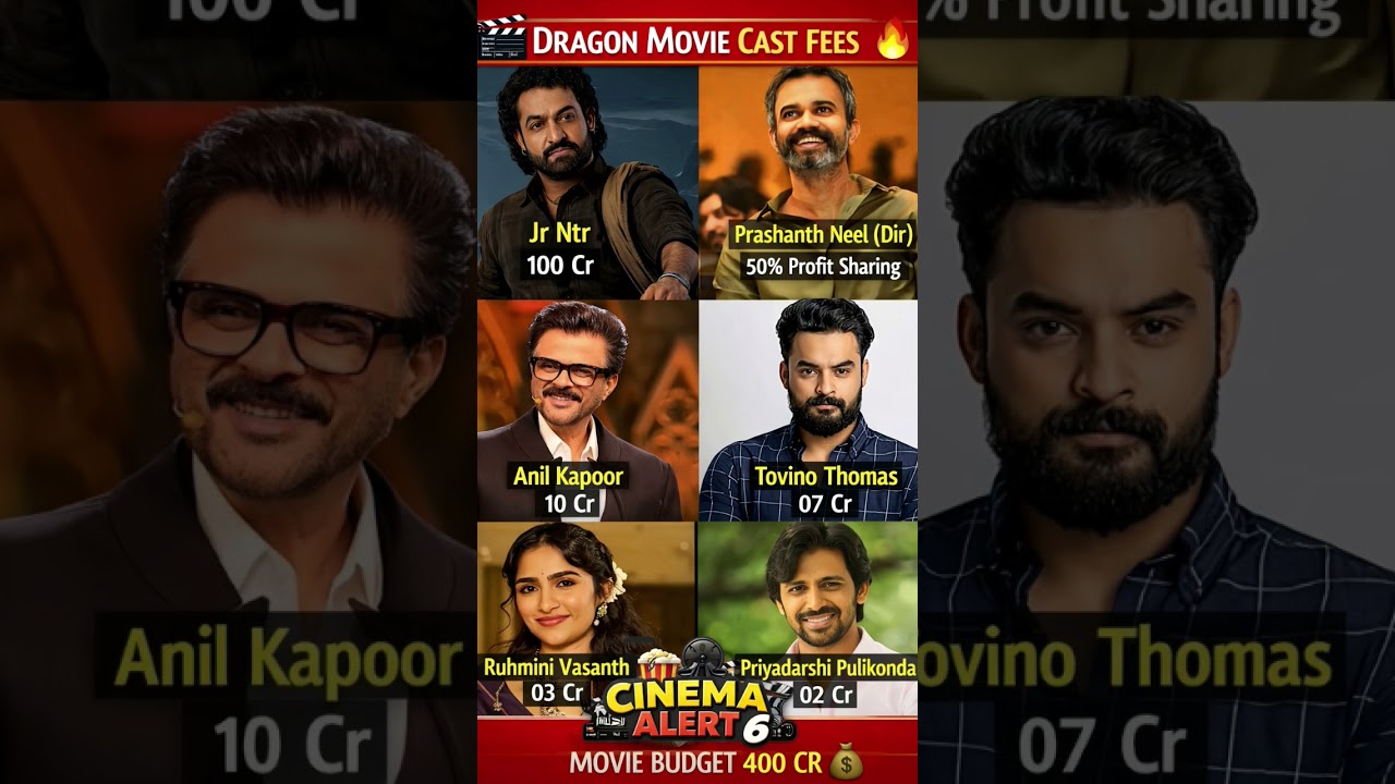 Jr Ntr Dragon movie Cast fees Revealed 🔥 | 
