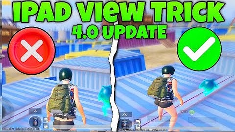 How to get ipad view PUBG mobile in 4.0 UPDATE | ipad view PUBG Mobile 4.0 | bgmi 4.0 ipad view 
