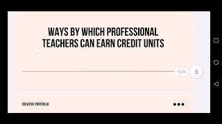 CHAPTER 7: CONTINUING PROFESSIONAL DEVELOPMENT: THE LIFE BLOOD OF TEACHING