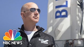 Watch: Jeff Bezos, Blue Origin Crew Launch Into Space | NBC News