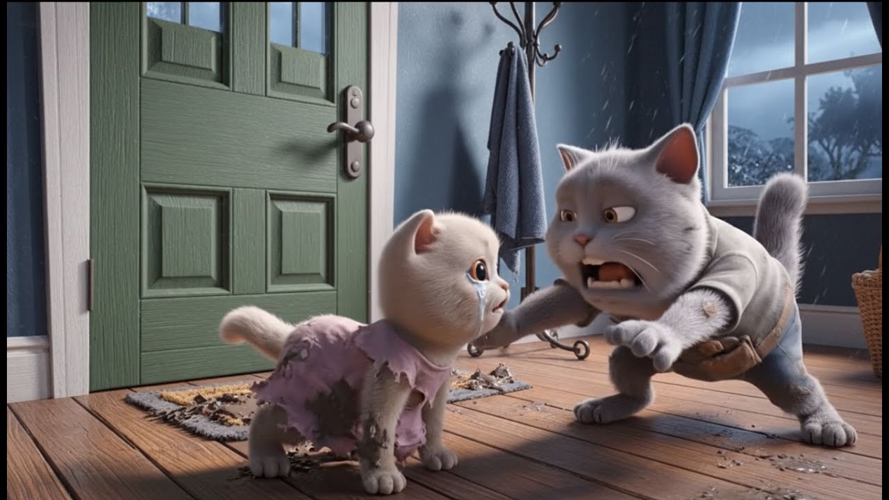 Poor Cat’s | Brother’s Dangerous Sacrifice for Sister – 