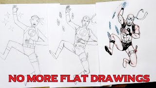 This is why your drawings look FLAT