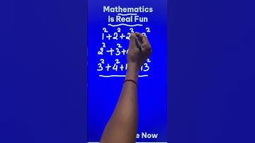 वर्ग संख्याओं के साथ मज़ा II अद्भुत गणित पैटर्न #youtubeshorts