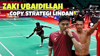Download lagu UBED MOH ZAKI UBAIDILLAH Mainkan Strategi Lin Dan China ! Full Deception Tipuan Di FINAL