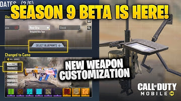 COD MOBILE SEASON 9 BETA | NEW WEAPON CUSTOMIZATION | NEW OPERATOR SKILL, SCORESTREAK & PERKS | CODM
