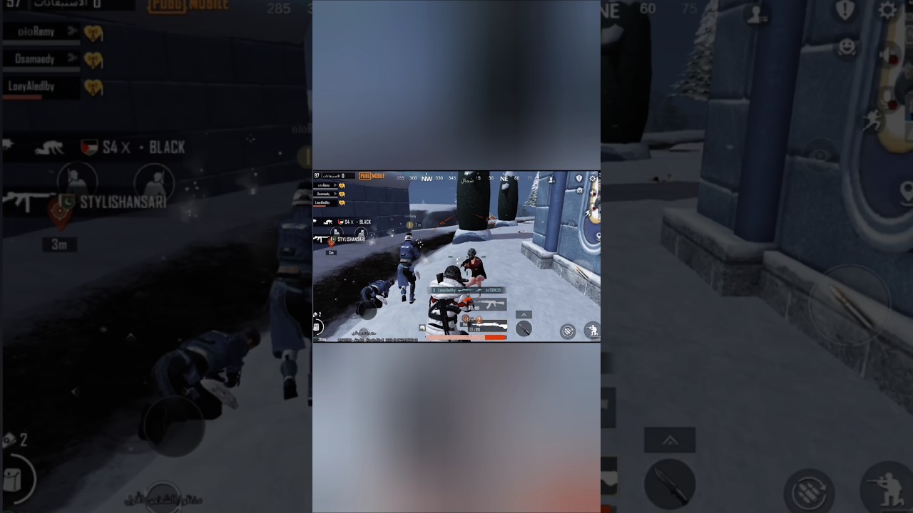 لقطات احترافية من ببجي موبايل 