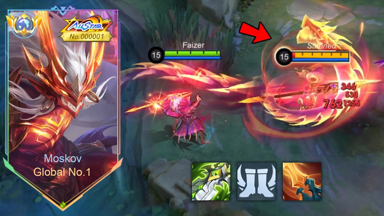 WTF DAMAGE!! MOSKOV NEW BROKEN BUILD IS HERE! (easy oneshot) - MLBB