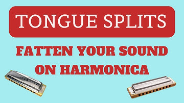 Tongue Splits on Harmonica - Tongue Blocking Technique