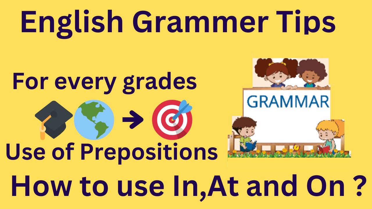 English Grammar Tips 📚 | How to Use IN, AT, and ON Correctly? Class 10 ...