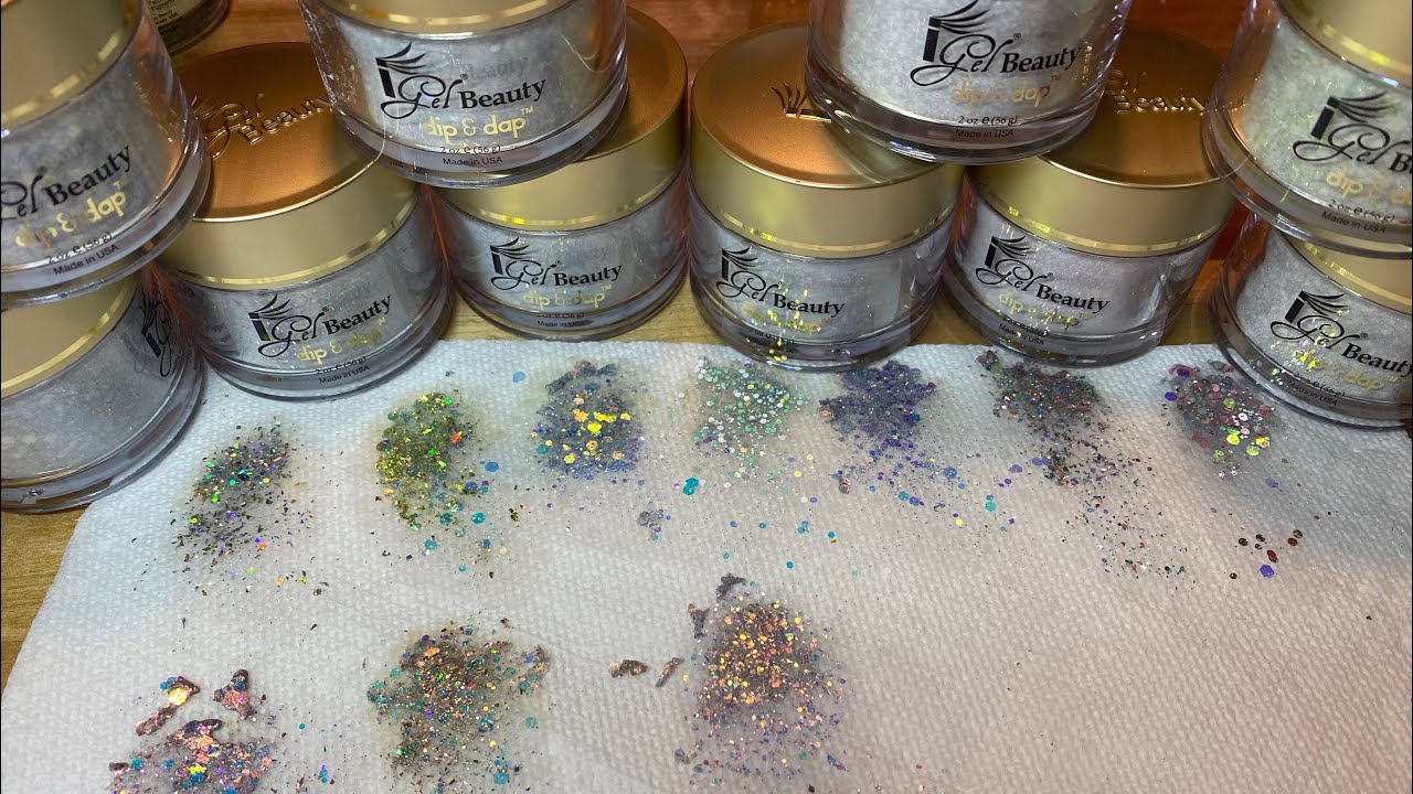 iGel Beauty HOLO CHROME Dip and Dap Powders... 11 of them! YouTube