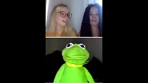 Kermit has something to show to Brian