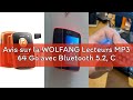 Avis sur la WOLFANG Lecteurs MP3 64 Go avec Bluetooth 5.2, Clip Sport, Taille Mini, Poids 28,3 g, Ra