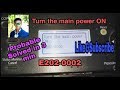 Canon Xerox problem || solved in 3 minute || Turn the main power ON E202 0002