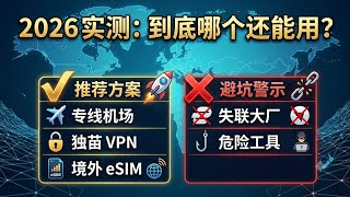 2026留子回国必看：目前中国真正好用的VPN与翻墙方案实测（含避坑指南）