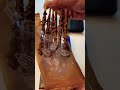 ASMR|Pocky chocolate with almond crushed|satisfying sound#shorts #viral #trending #yummy #satisfying