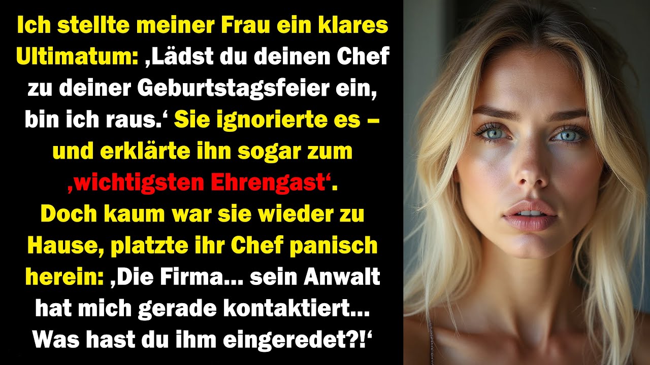 Mein Ultimatum an meine Frau – und der Schock, der ihren Chef zu Fall brachte